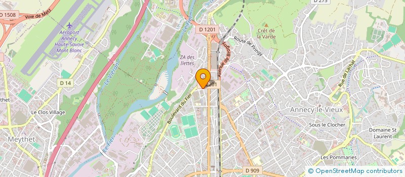 localisation de l'entreprise MONSIEUR PASCAL CADOUX à ANNECY