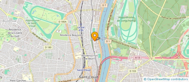 localisation de l'entreprise MONSIEUR PASCAL CAESTECKER à SAINT-CLOUD