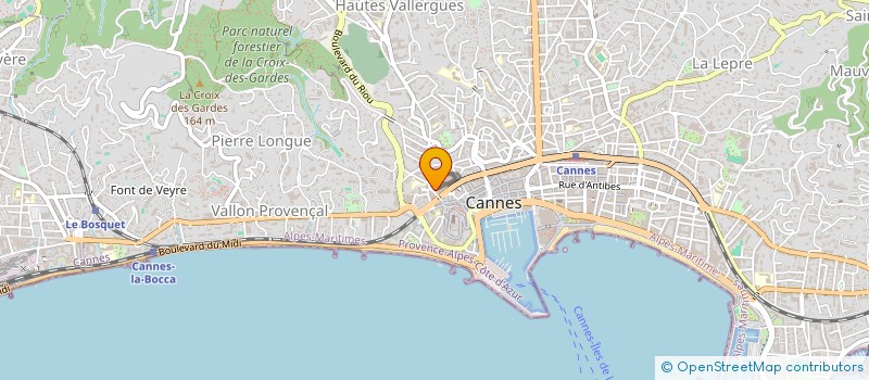 localisation de l'entreprise MONSIEUR PASCAL CAILLAUD à CANNES