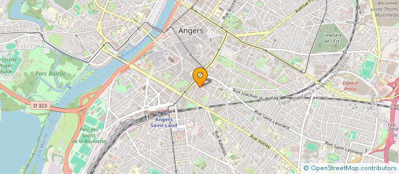 localisation de l'entreprise MONSIEUR PASCAL CAILLE à ANGERS