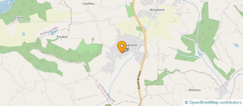 localisation de l'entreprise MONSIEUR PASCAL CAILLY  LA CROIX-BLANCHE