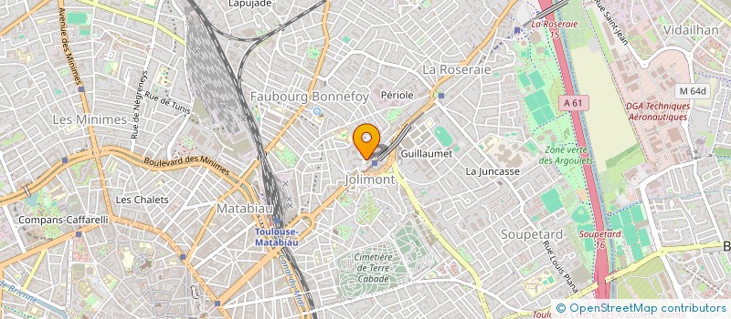 localisation de l'entreprise MONSIEUR PASCAL CALIXTE à TOULOUSE