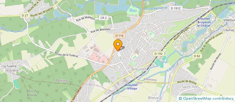 localisation de l'entreprise MONSIEUR PASCAL CALU à BREUILLET