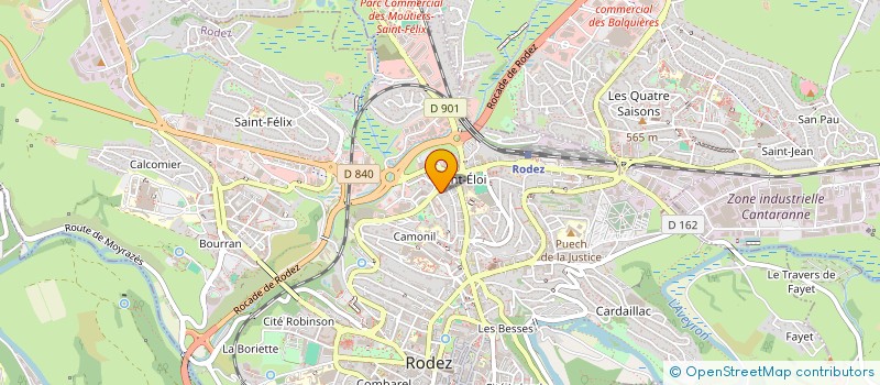 localisation de l'entreprise MONSIEUR PASCAL CAMALY à RODEZ