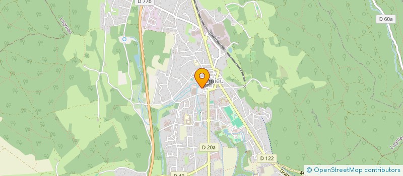 localisation de l'entreprise MONSIEUR PASCAL CAMMISOTTO  LAGNIEU