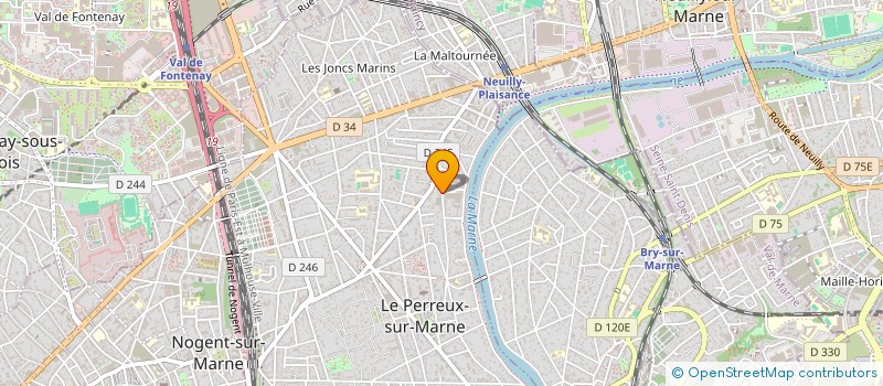 localisation de l'entreprise MONSIEUR PASCAL CANDELA à LE PERREUX-SUR-MARNE