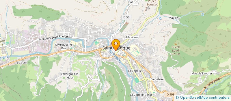 localisation de l'entreprise MONSIEUR PASCAL CANET  SAINT-AFFRIQUE