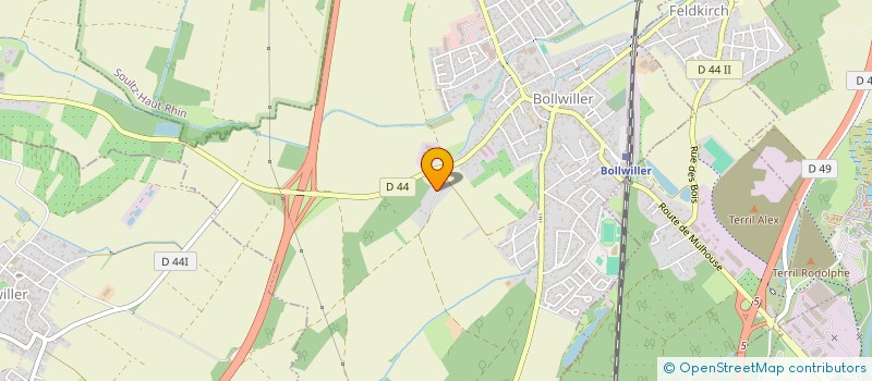 localisation de l'entreprise MONSIEUR PASCAL CANFORA  BOLLWILLER