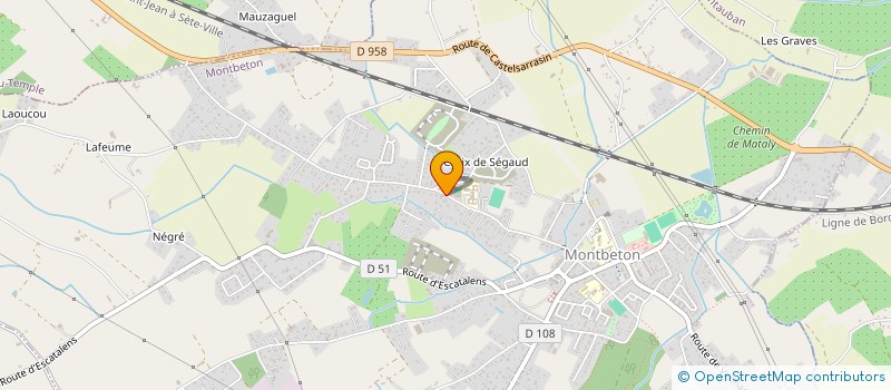 localisation de l'entreprise MONSIEUR PASCAL CANIVENQ  MONTBETON