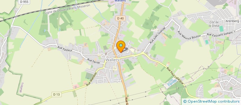 localisation de l'entreprise MONSIEUR PASCAL CAPIAUX  WALLERS