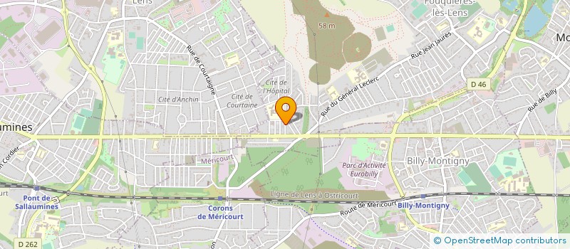 localisation de l'entreprise MONSIEUR PASCAL CAPLIEZ  FOUQUIERES-LES-LENS