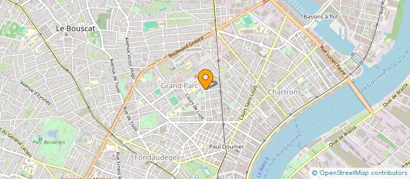 localisation de l'entreprise MONSIEUR PASCAL CARAVERA  BORDEAUX