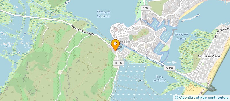 localisation de l'entreprise MONSIEUR PASCAL CARDONNE  GRUISSAN