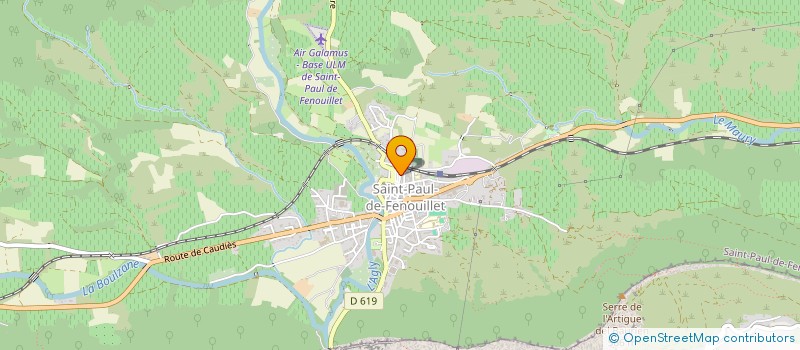 localisation de l'entreprise MONSIEUR PASCAL CARLES  SAINT-PAUL-DE-FENOUILLET