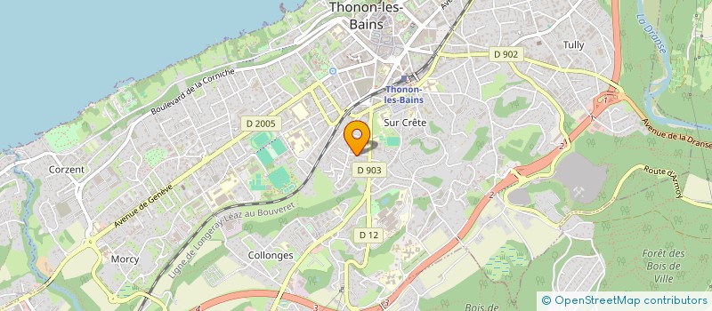 localisation de l'entreprise MONSIEUR PASCAL CARLIN à THONON-LES-BAINS