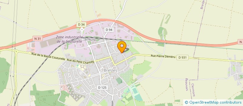 localisation de l'entreprise MONSIEUR PASCAL CARRE  BRESLES