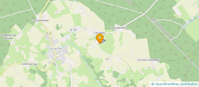 localisation de l'entreprise MONSIEUR PASCAL CARREAU  JUPILLES