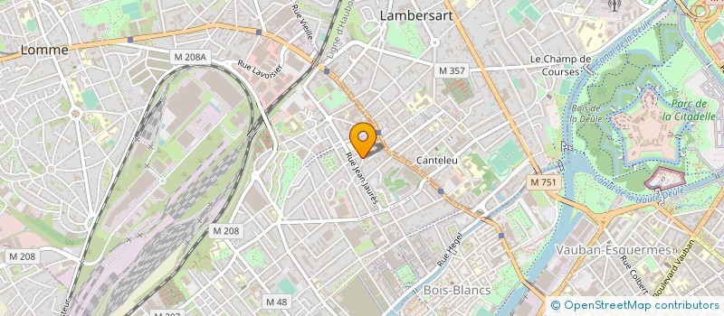localisation de l'entreprise MONSIEUR PASCAL CARRU à LILLE
