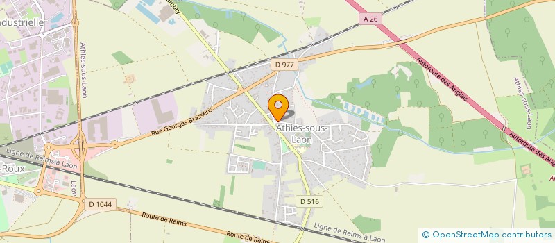 localisation de l'entreprise MONSIEUR PASCAL CARRY  ATHIES-SOUS-LAON