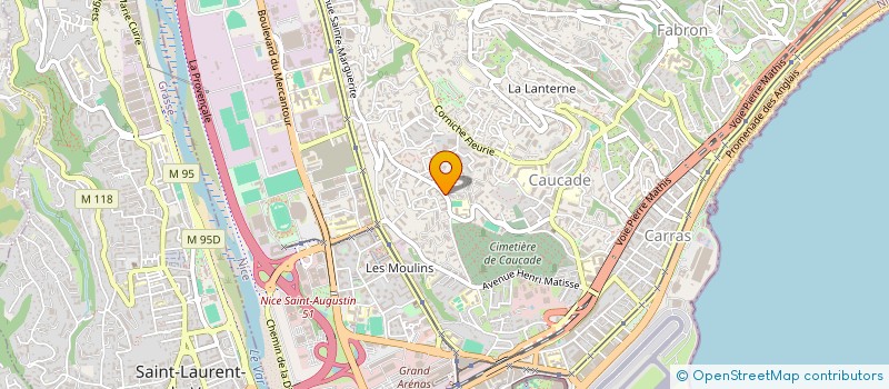 localisation de l'entreprise MONSIEUR PASCAL CASANOVA à NICE