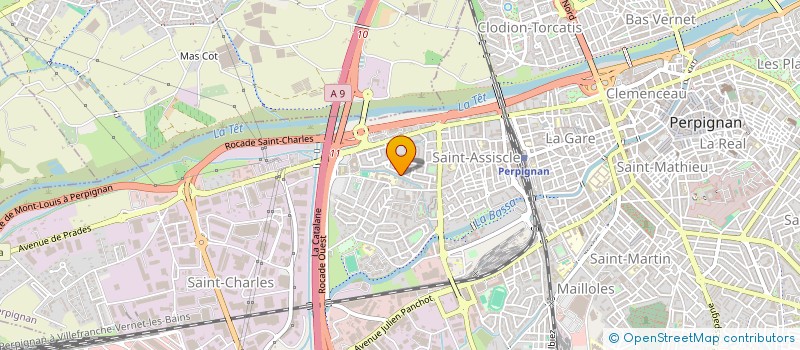 localisation de l'entreprise MONSIEUR PASCAL CASENOBE  PERPIGNAN