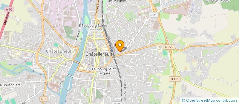 localisation de l'entreprise MONSIEUR PASCAL CASSE  CHATELLERAULT