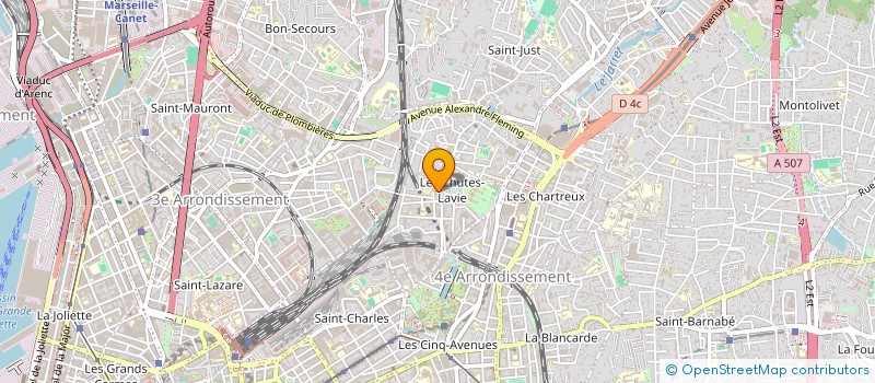 localisation de l'entreprise MONSIEUR PASCAL CASTELLOTTI à MARSEILLE