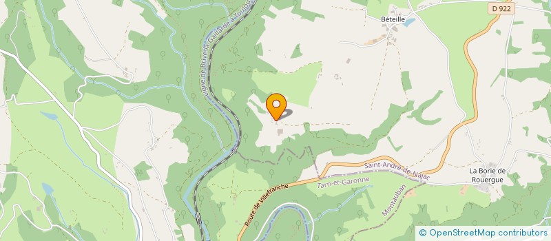 localisation de l'entreprise MONSIEUR PASCAL CASTELNAU  SAINT-ANDRE-DE-NAJAC