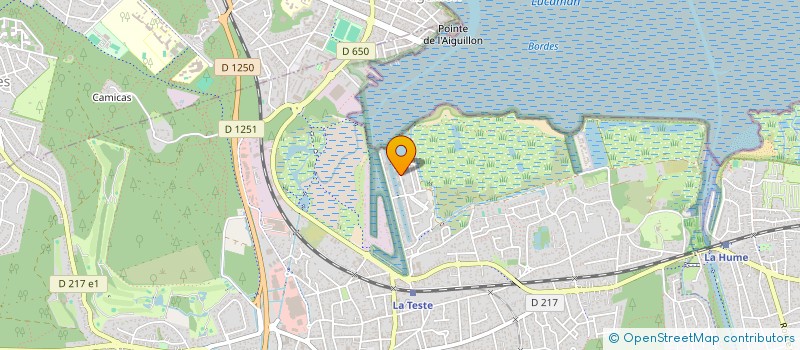 localisation de l'entreprise MONSIEUR PASCAL CAUBIT  LA TESTE-DE-BUCH