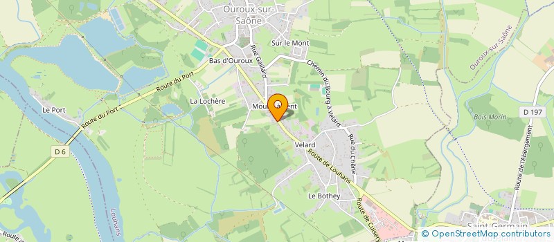 localisation de l'entreprise MONSIEUR PASCAL CAVERO à OUROUX-SUR-SAONE
