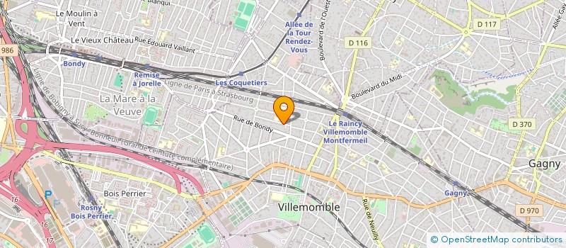 localisation de l'entreprise MONSIEUR PASCAL CAVUS à VILLEMOMBLE