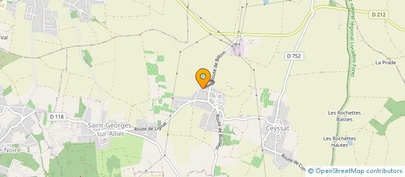 localisation de l'entreprise MONSIEUR PASCAL CEAUX  SAINT-GEORGES-SUR-ALLIER