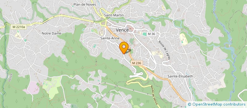 localisation de l'entreprise MONSIEUR PASCAL CEILLIER à VENCE