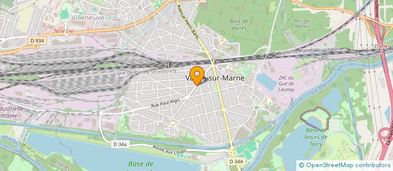 localisation de l'entreprise MONSIEUR PASCAL CERISE  VAIRES-SUR-MARNE