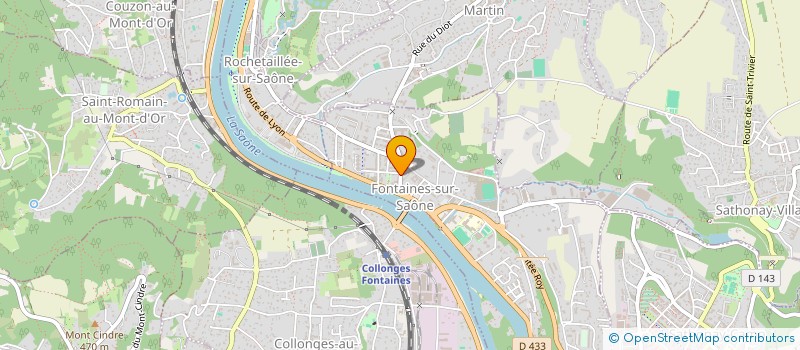 localisation de l'entreprise MONSIEUR PASCAL CERQUEIRA  FONTAINES-SUR-SAONE