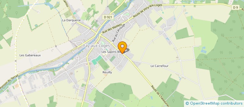 localisation de l'entreprise MONSIEUR PASCAL CERRAJERO  FAY-AUX-LOGES