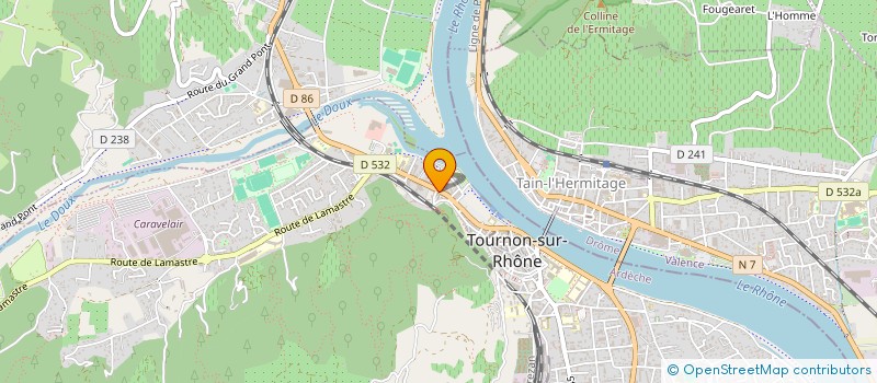 localisation de l'entreprise MONSIEUR PASCAL CETTIER à TOURNON-SUR-RHONE