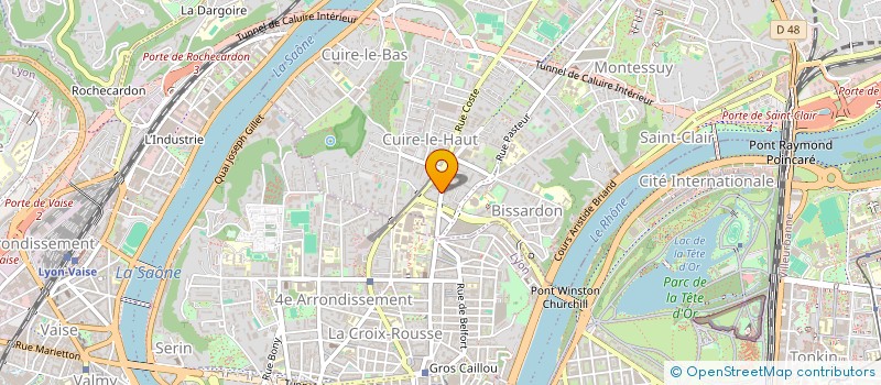 localisation de l'entreprise MONSIEUR PASCAL CHABERT  CALUIRE-ET-CUIRE