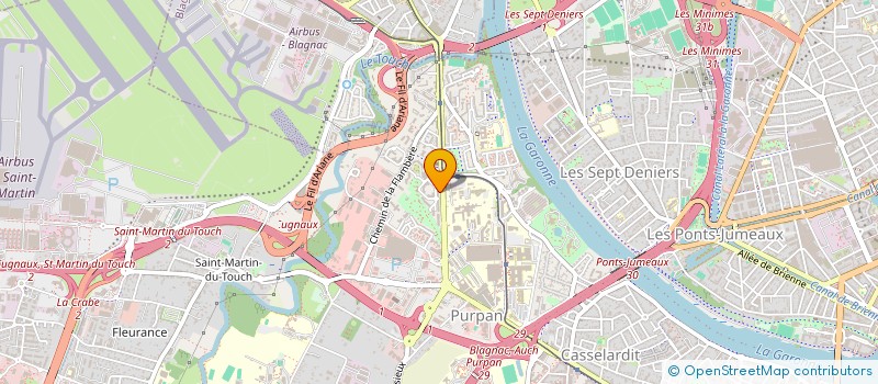 localisation de l'entreprise MONSIEUR PASCAL CHADIRAT à TOULOUSE