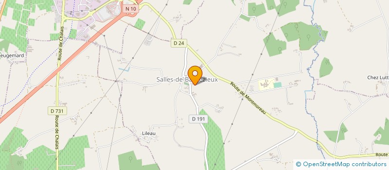 localisation de l'entreprise MONSIEUR PASCAL CHAILLOU à LIGNIERES-AMBLEVILLE