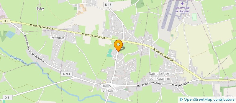 localisation de l'entreprise MONSIEUR PASCAL CHAMBONNIER  POUILLY-LES-NONAINS