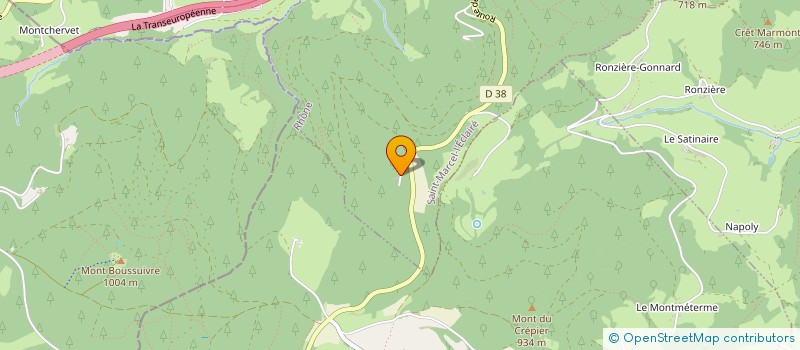 localisation de l'entreprise MONSIEUR PASCAL CHAMBOST  SAINT-MARCEL-L'ECLAIRE