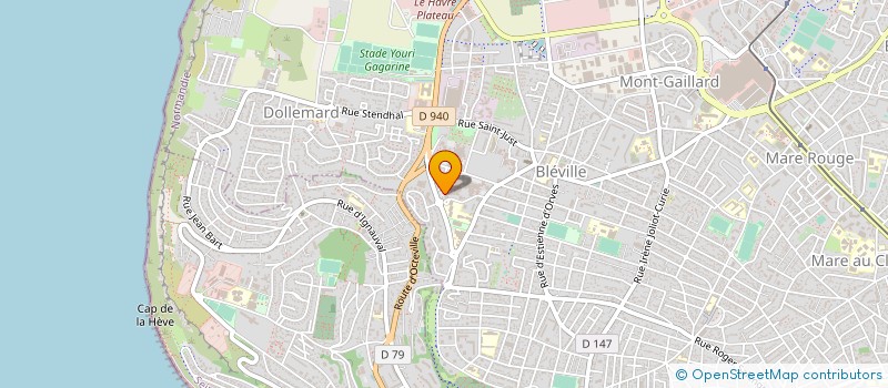 localisation de l'entreprise MONSIEUR PASCAL CHAMBRELAN  LE HAVRE