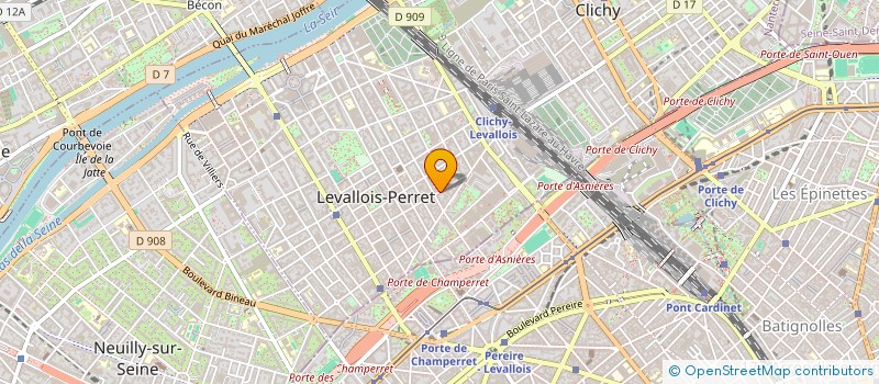 localisation de l'entreprise MONSIEUR PASCAL CHAMOREL à LEVALLOIS-PERRET