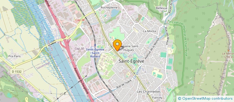 localisation de l'entreprise MONSIEUR PASCAL CHAMPAUX à SAINT-EGREVE