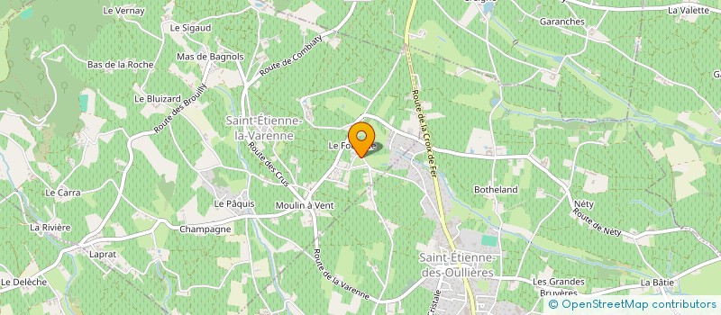 localisation de l'entreprise MONSIEUR PASCAL CHAMPIER à SAINT-ETIENNE-LA-VARENNE