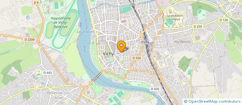 localisation de l'entreprise MONSIEUR PASCAL CHAMPSEIX à VICHY