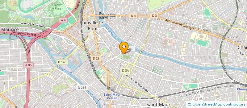 localisation de l'entreprise MONSIEUR PASCAL CHAMPVERT à SAINT-MAUR-DES-FOSSES