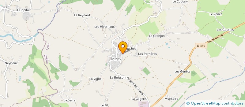 localisation de l'entreprise MONSIEUR PASCAL CHANTIER à MEYS