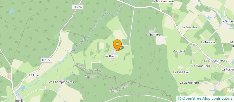 localisation de l'entreprise MONSIEUR PASCAL CHARBONNEAU  SAVIGNE SOUS LE LUDE